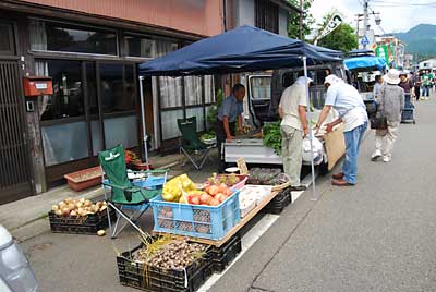 野菜の販売のお店は、人気があります。