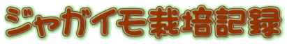 ジャガイモ栽培記録