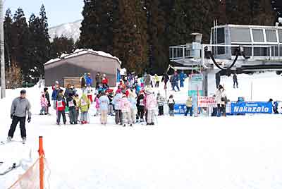子供の学校のスキー大会