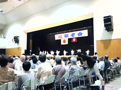 今日は湯沢町の敬老会が開催されました。