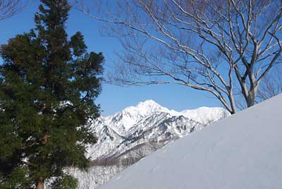 大源太山がきれいででした。