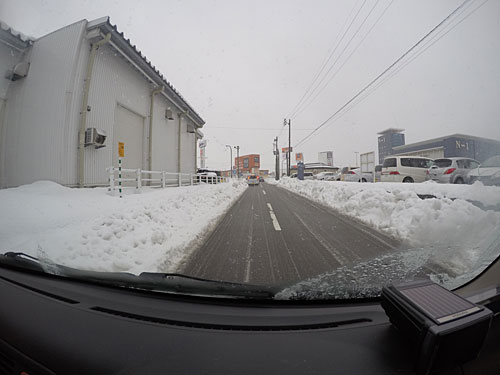 長岡としては凄い雪でした。