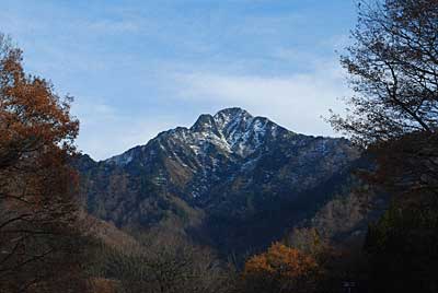 大源太山がきれいでした。